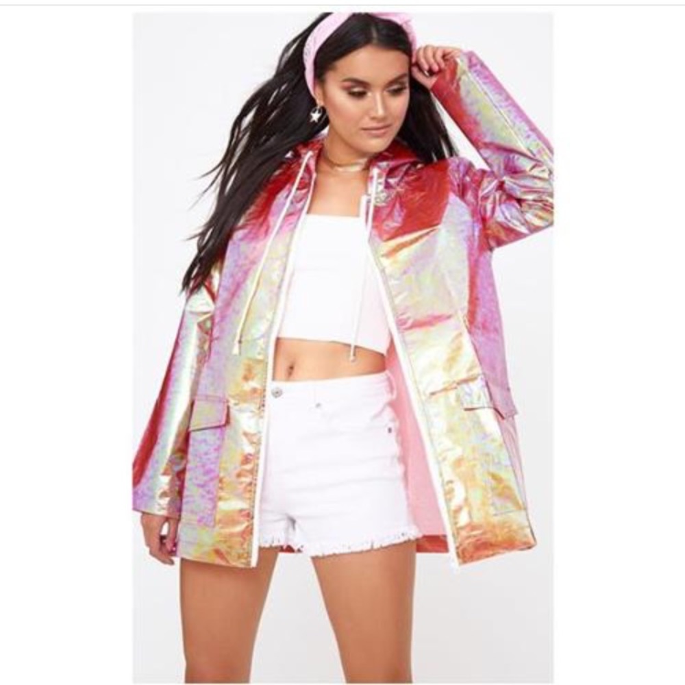 Gold Holographic Rain Mac